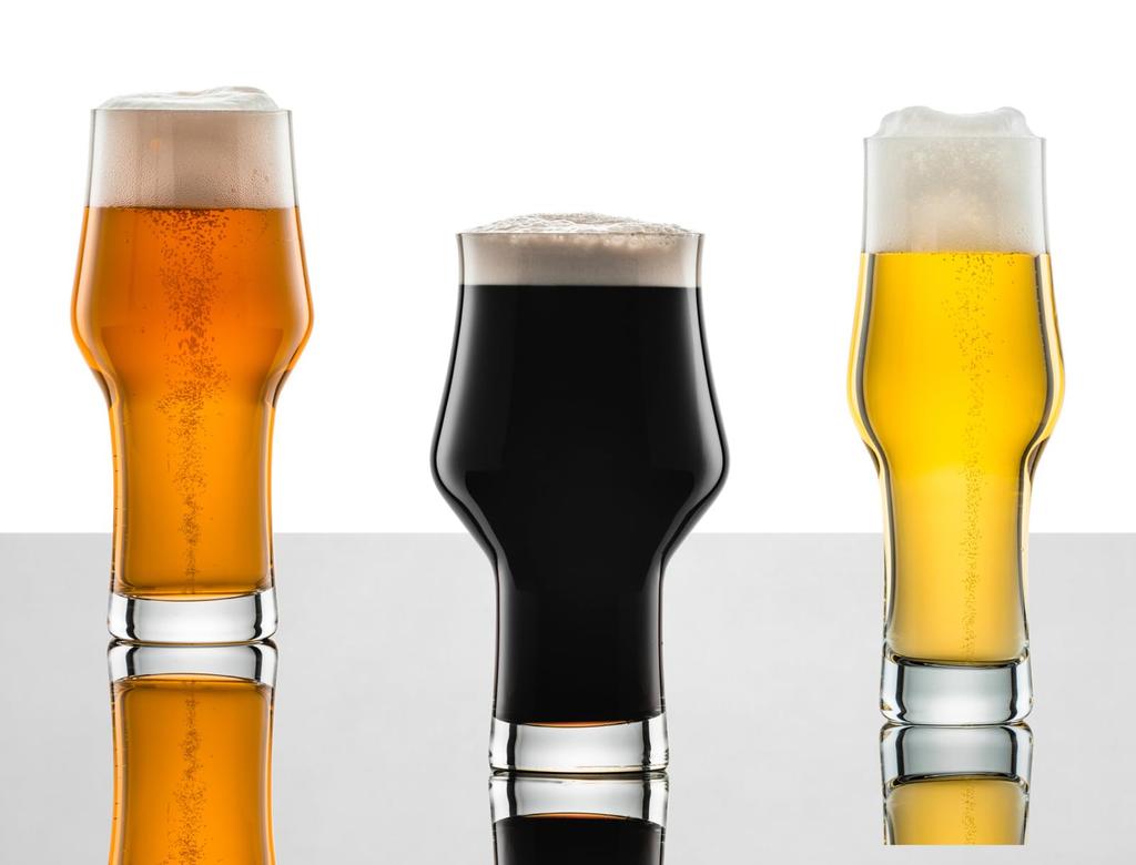 ZWIESEL GLAS Break-Resistant Beer Glasses, Beer Basic, for Stout Beer, 4-Piece Machine-Made Glass (l123650)
