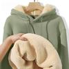 Boys' Winter Lambswool Hooded Jacket - Trendy Japanese Style, Versatile, Casual, and Artistic.