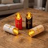 Creative Christian Cross Candles Waterproof Realistic Flame Candles  Cemetery Memorial