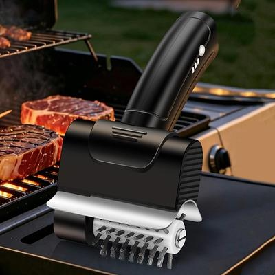 Electric BBQ Grill Brush Rechargeable Cordless Outdoor Grill Cleaner Brush For Adults Kitchen Camping Picnic Outdoor Party