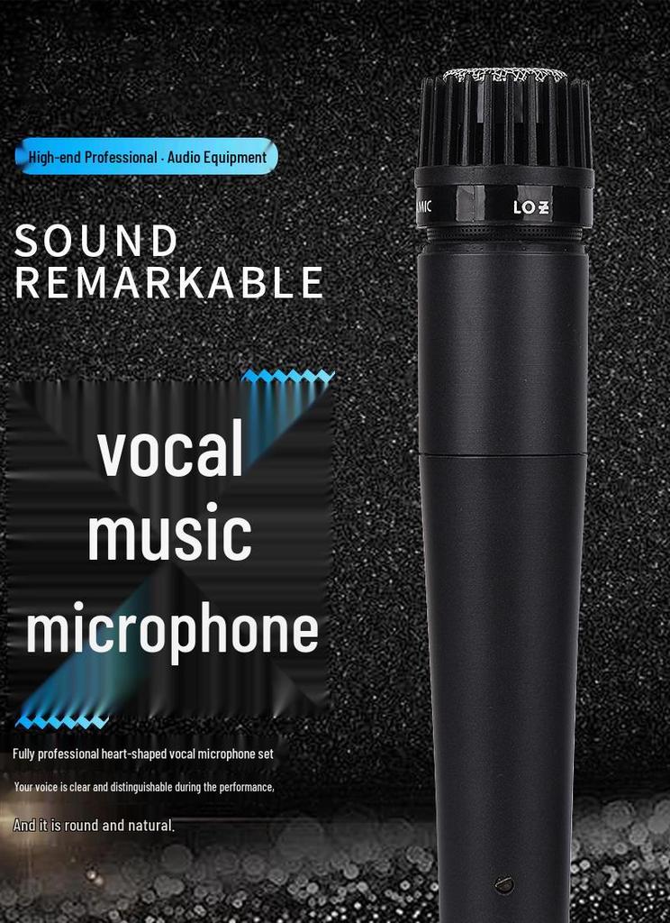 SM57LC Professional Wired Dynamic Microphone for Karaoke & Live Streaming