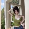 New summer short navel slim and thin sexy spice girl versatile chic short-sleeved t-shirt top women