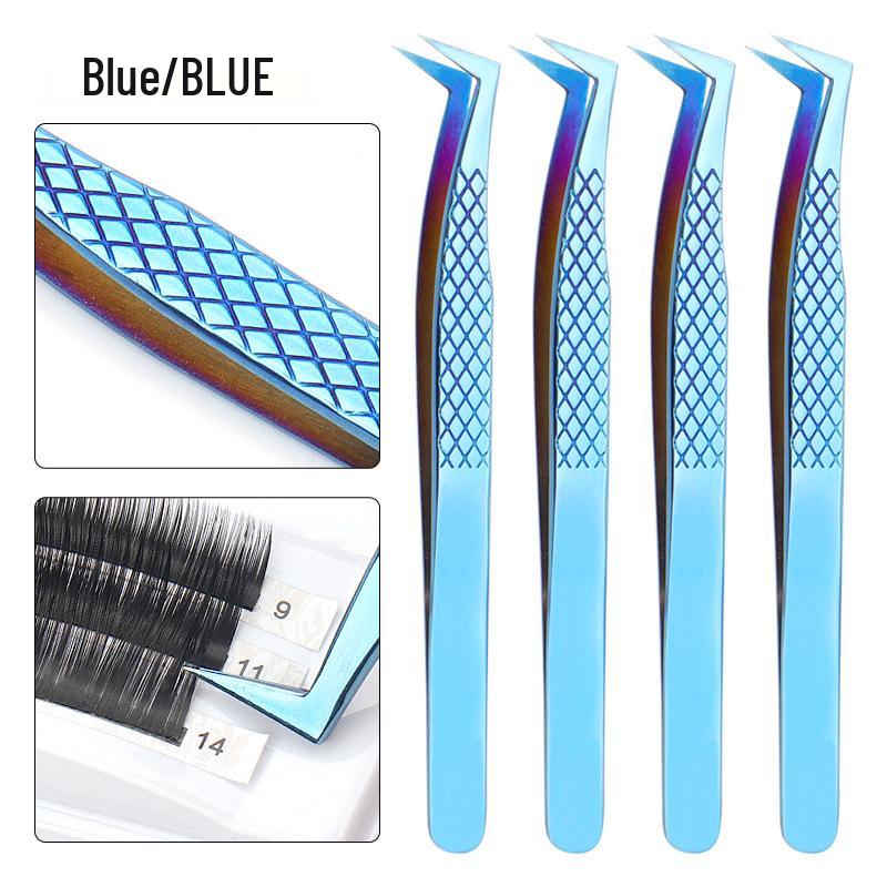 High-Precision Stainless Steel Fish Scale Eyelash Tweezers