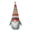 Set of 2 Christmas Ethnic Gnomes Dolls Decors Handmade Scandinavian Tomte Figures Ornaments for Home and Party Display