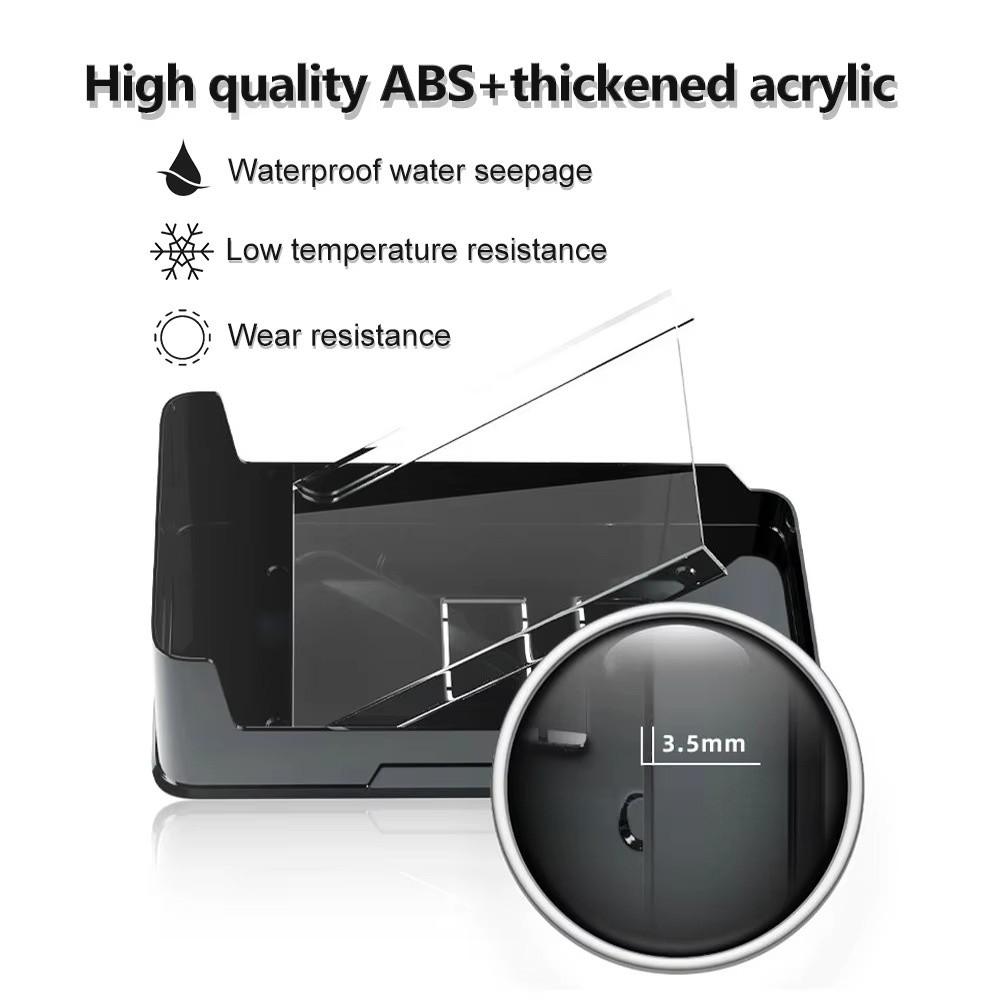 Rain Proof Doorbell Cover with Transparent Panel Protection Shell For Access Control System