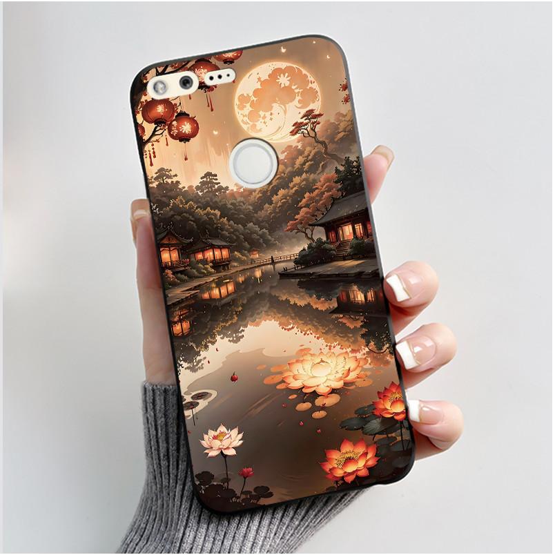 Luxury Cute Love Rabbit Cartoon Funny Case For Google Pixel XL Pixel1 1 XL Black Silicone Soft Phone Case Protective Back Cover