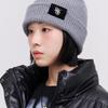 BLACK SANDS Logo Patch Knit Beanie_Gray