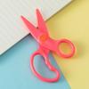 Children's Anti-Pinch Safety Scissors for Toddlers - Plastic Handicraft Scissors with Elastic Handles for Elementary School Students