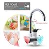 220V IPX4 Instant Electric Faucet Tap Hot Water Heater LED Display Bathroom Kitchen Under Inflow/Lateral Inflow 3000W