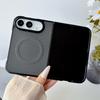 Magnetic For iPhone Duo Fold Case Luxury Carbon Fiber Leather Protective Back Cover For Magsafe Wireless Charging Shell Funda