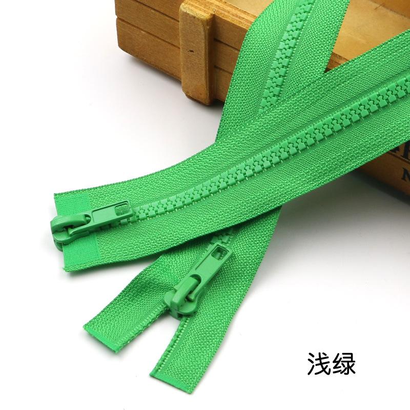 Color No. 5 Resin Double Head Open Tail Zipper Clothing Accessories Down Jacket Clothes Jacket Zipper Diy Accessories