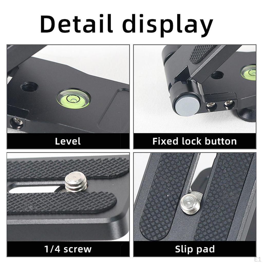 Camera Quick Release Plate Replace Premium 1/4 Screw Sturdy Easy Installation Accessory High