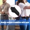 900D Nylon Mic Storage Pouch Microphone Organiser Bag with Broad Nonslip Bands and Shockproof Structure Black