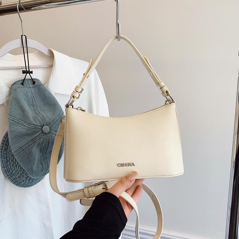 Premium sense simple hand bag women's summer new niche fashion one shoulder messenger bag dumpling bag