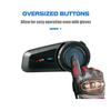 Maxto M2 Motorcycle Helmet Bluetooth Headset Intercom 6 Riders 1000M FM MP3 Helmet Casco Interphones Waterproof IP67  BT5.0