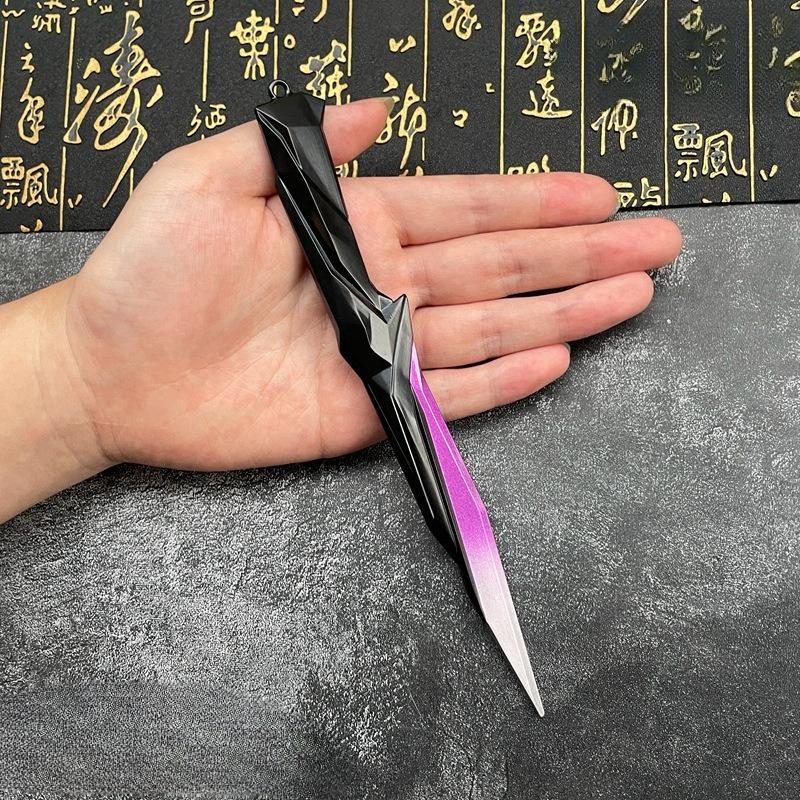 22cm/8.66in Valorant Knife Samurai Sword Weapons Model Game Peripherals Metal Props Boyfriend Gift Cosplay Outdoor Toy Ornaments