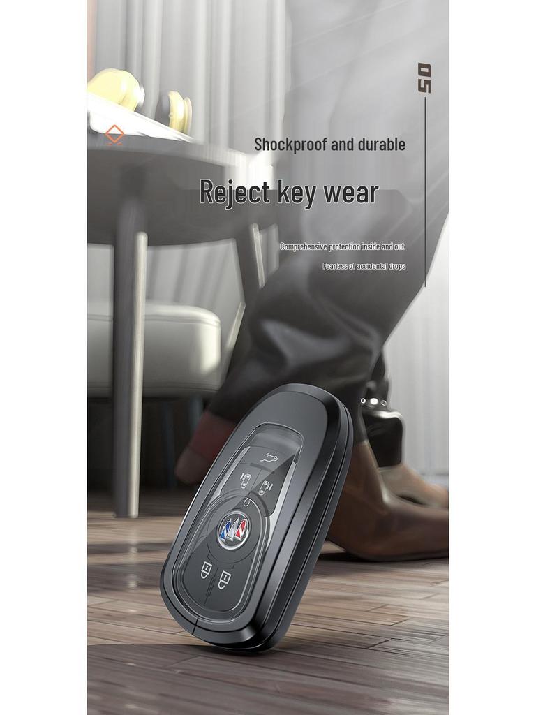 Buick Regal/LaCrosse/Envision/Enclave/GL6/GL8 Aluminum Key Case Cover Set