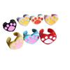 Resin Bear Paw Rings Casual Outfits Heart Open Rings Fashion Adjustable Finger Rings Personality Bear Paw Joint Rings