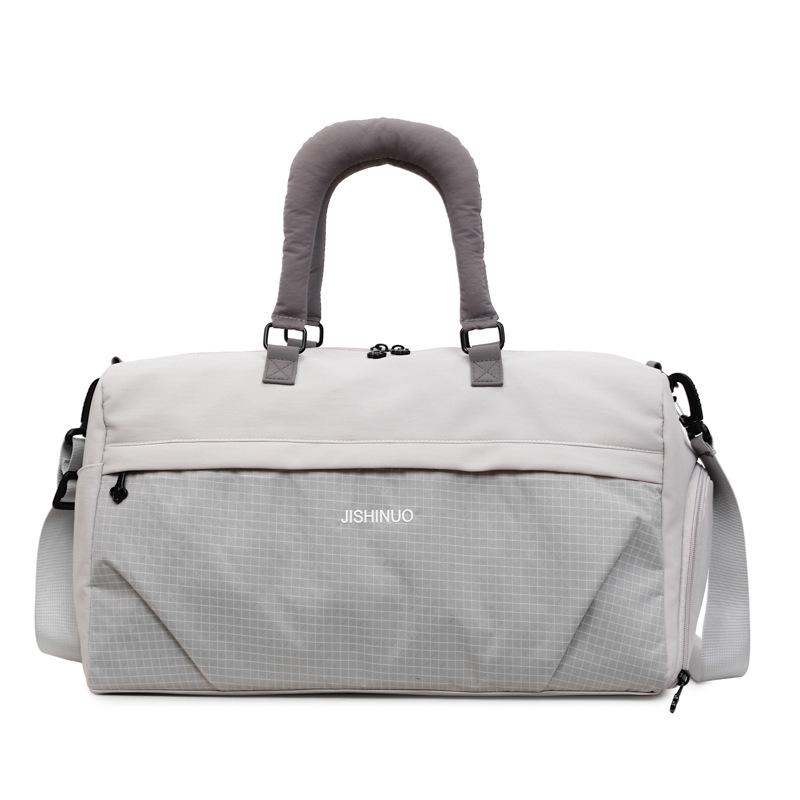 

2025 Trendy Handheld Travel Duffel: Large Capacity Fitness & Yoga Sports Bag. сірий колір