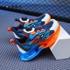 Middle school students rotate button shoes, spring and autumn students a 2025 sports boys face mesh breathable