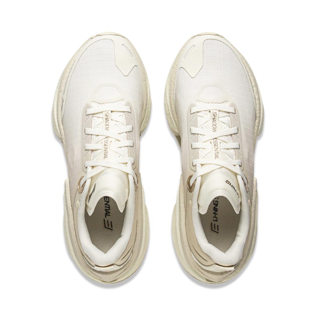 Li Ning Shadow 3 Essential Cushioning Support Rebound Low top Running Shoes Women's Khaki ARRV002-37