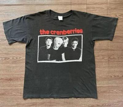 חולצת The Cranberries, חולצת טריקו שחורה של The Cranberries, יוניסקס S-5XL, הדפסה חוזרת
