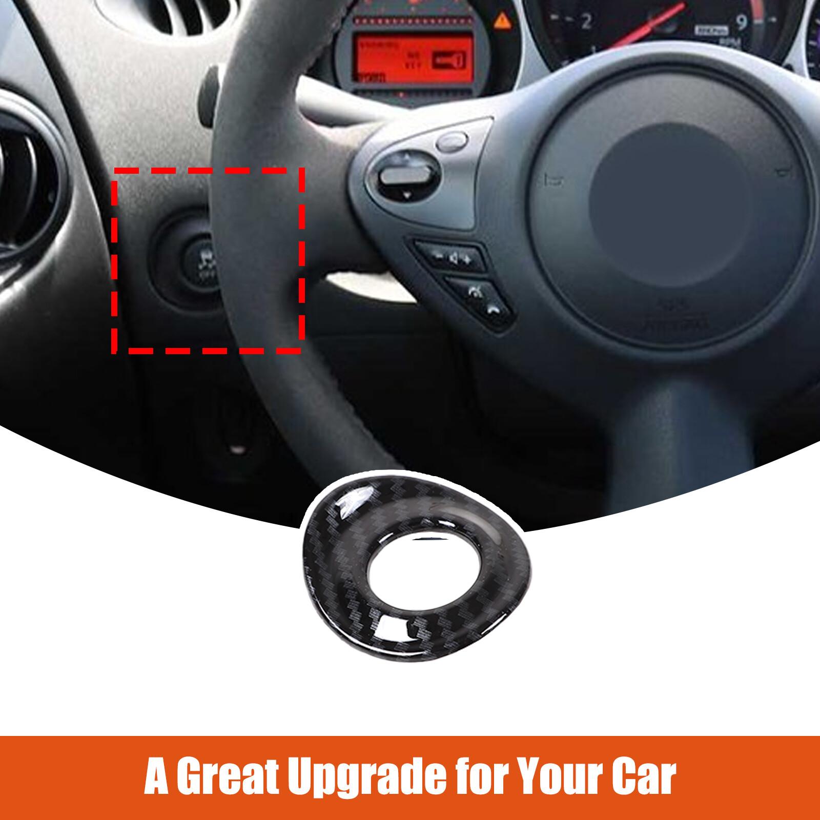 For Nissan 370Z 09-20 ABS Carbon Fiber Center Console ESP Button Cover Trim