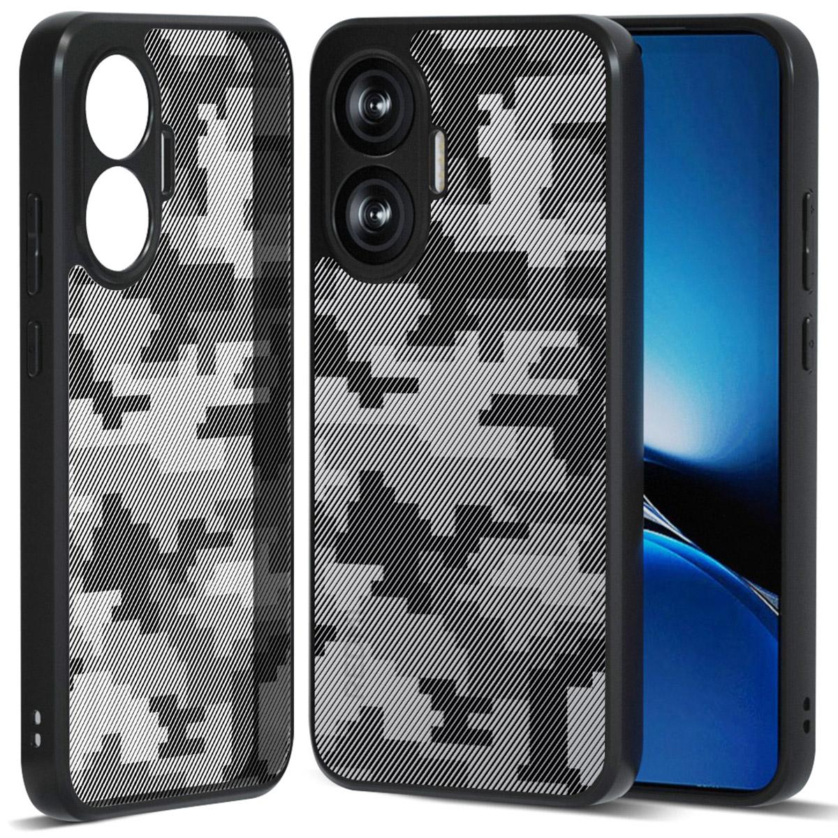 

IBMRS For Xiaomi Redmi Turbo 4 Pro 5G/Poco F7 5G Case Soft TPU Frame Hard PC Back Anti-Fall Phone Cover Grid Camouflage