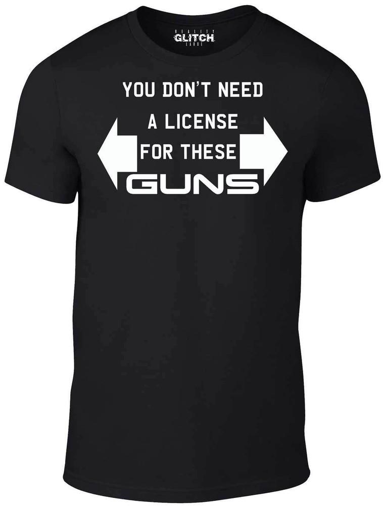 

Для этого оружия не нужна лицензия футболка - смешная футболка для тренировки рук 3XL