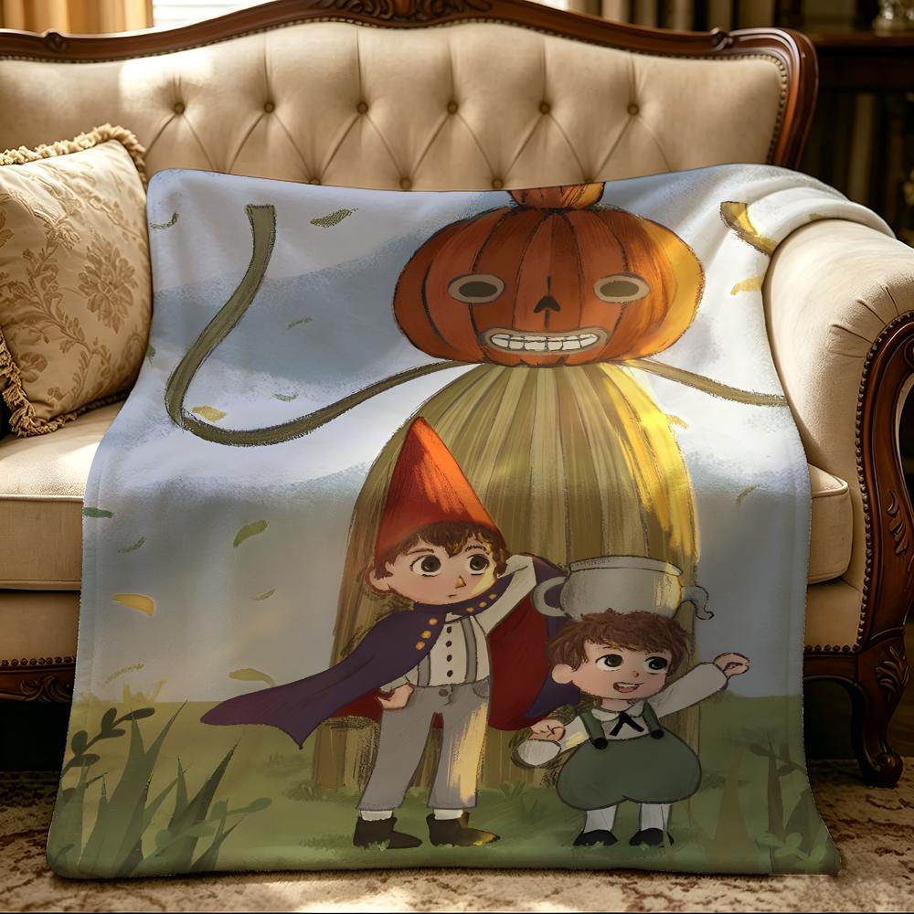 Animation O-Over The Garden Wall-l Throw Thick Comfort Flannel Quilt, Multi-scene Use Indoor Outdoor Daily Nap