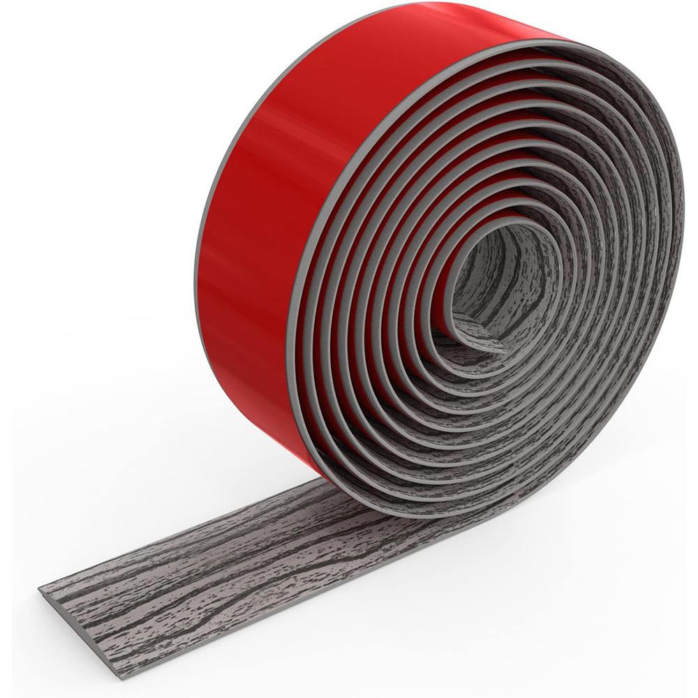 1Pc Self - Adhesive Floor Edge Strip - Threshold Gap Transition & Seam Crimp Strip, for Mounting & Separation
