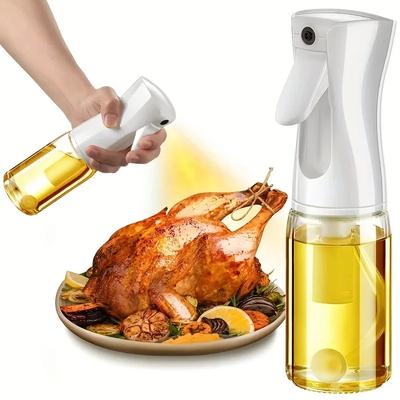 200ml 300ml 500ml Sticlă cu pulverizare de ulei Bucătărie gătit Dozator de ulei de măsline Camping BBQ Coacet Oțet Sos de soia Pulverizator Recipiente