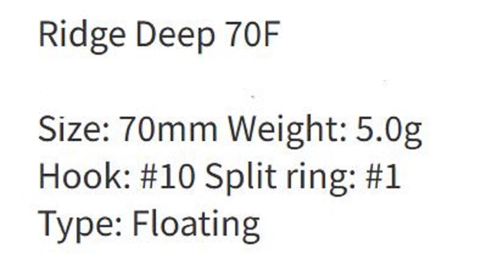 ZipBaits Rigge Deep 70F Floating Lure 191 (2640)