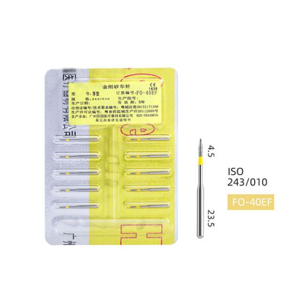 Polering Burs Høyhastighets tannhåndstykke Diamond Bur Tip