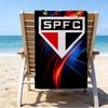 Pau-lo Fc Emblem Printed Beach Towel, Super Soft Microfiber, Perfect Gift Birthday, for Pool, Beach, Travel, for Family and Friends