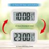 Digital Alarm Clock with Indoor Temperature, Battery Operated,Snooze Model,12/24H Display for Bedrooms Heavy Sleepers Kids Travel Bathroom Desk Smart
