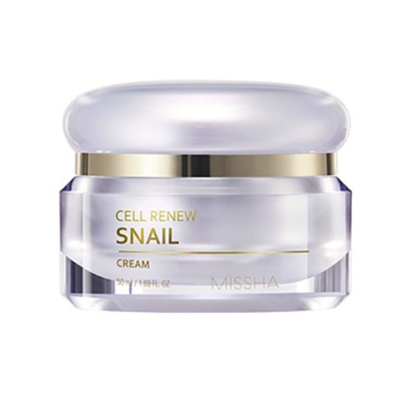 

Крем для лица Missha Cell Renew Snail – Интенсивный восстанавливающий увлажняющий крем с муцином улитки, корейский