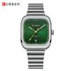 CURREN 8460 Men's Quartz Business Watch – Waterproof, Steel Band, with Calendar.
