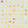 50 Cute Little Yellow Duck Graffiti Stickers Creative DIY Animal Stickers Mobile Phone Computer Waterproof Decorative Stickers