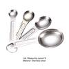 High Quality Double Scale Easy To Clean Lightweight Professional Endurance Individual Tea Coffee Scoop for Restaurant Measuring Teaspoon