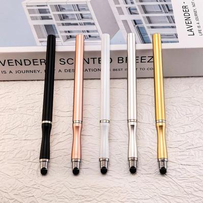 Universal Capacitive Touch Pen with Round Disc for Drawing and Editing - Light Luxury Gift with Custom Logo