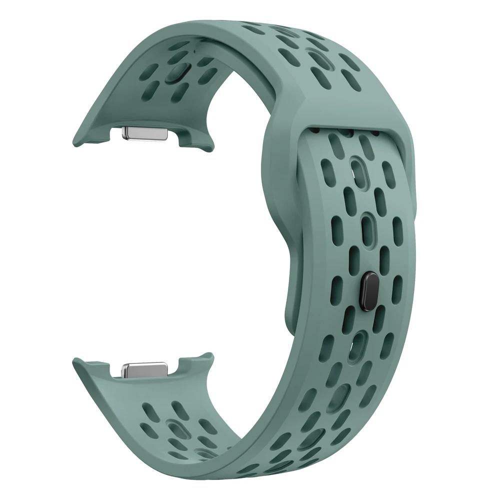 No Gaps Silicone Strap For Samsung Galaxy Watch 8 Classic 46mm Band For Samsung Watch 8 44mm 40mm Breathable Bracelet Watchband