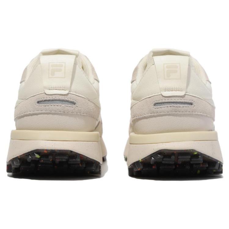 FILA Zagato V2 Ultouch Leather Cushioning Breathable Low top Casual Shoes Unisex White 1RM02291E_100