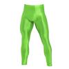 Mens Glossy Long Slim Leggings Tights Gym Yoga Sports Wear Skinny Pants Underwear Bottoms