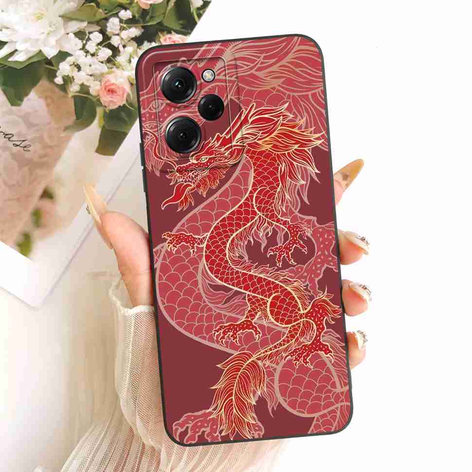 For Xiaomi Poco X5 Pro 5G Case Cute Cat Luck Soft Silicone Funda Phone Case For PocoX5 Poco X5 Pro Back Cover Full Bumper