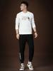 European Trendy Brand Men's Clothing 2025 Autumn New Letter Print Pullover Casual Top Men's Trendy Crew Neck Sweatshirt