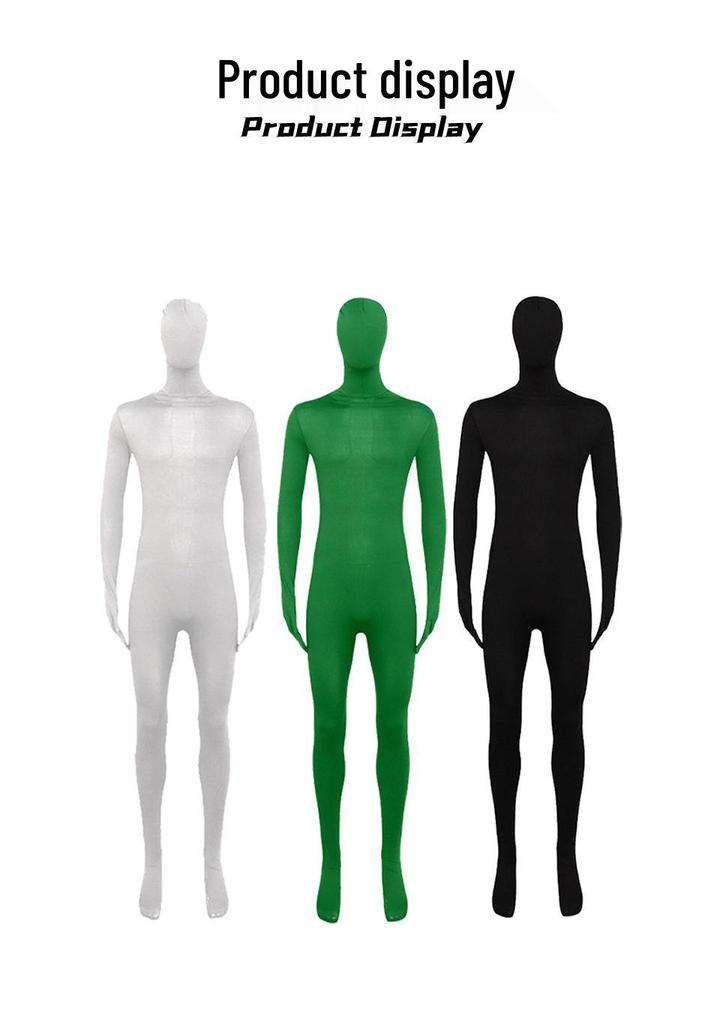Adult Halloween Ninja Invisibility Jumpsuit Cosplay Costume