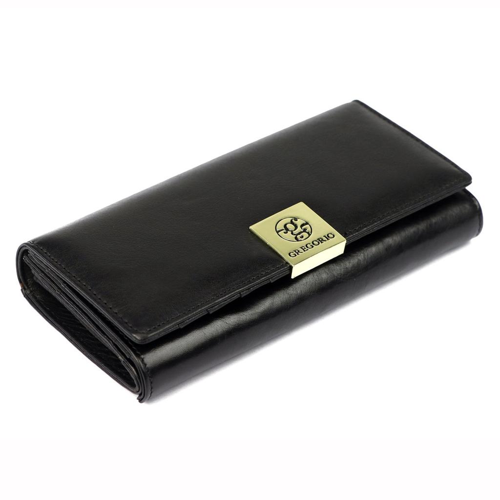 Classic Large Leather Women's Wallet Gregorio