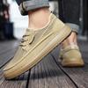 Men's Shoes Sandals Summer Work Shoes All Soft Genuine Leather Casual Walking Old-fashioned Men's Shoes Loafer