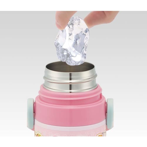 Skater Children's Stainless Steel Water Bottle 2way Direct Drinking 470ml Wandafuru PreCure Cup Drinking 430ml Child-Friendly Lightweight Type Girls T